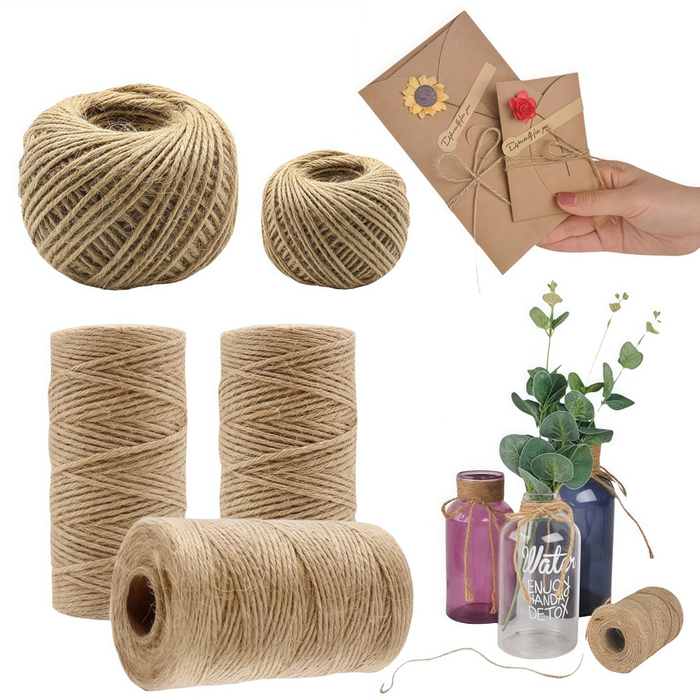 Twine Jute Natural - Corda de Juta Natural 2/3/4mm para