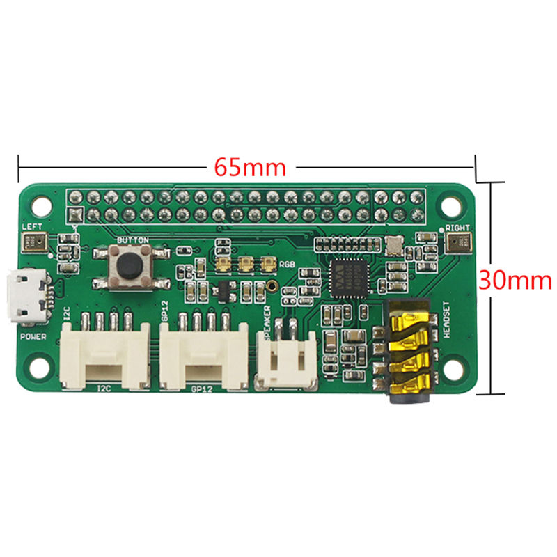 ReSpeaker 2-Mics Pi Hat para M - B&J Florist Supply Nyc avaliação e preço