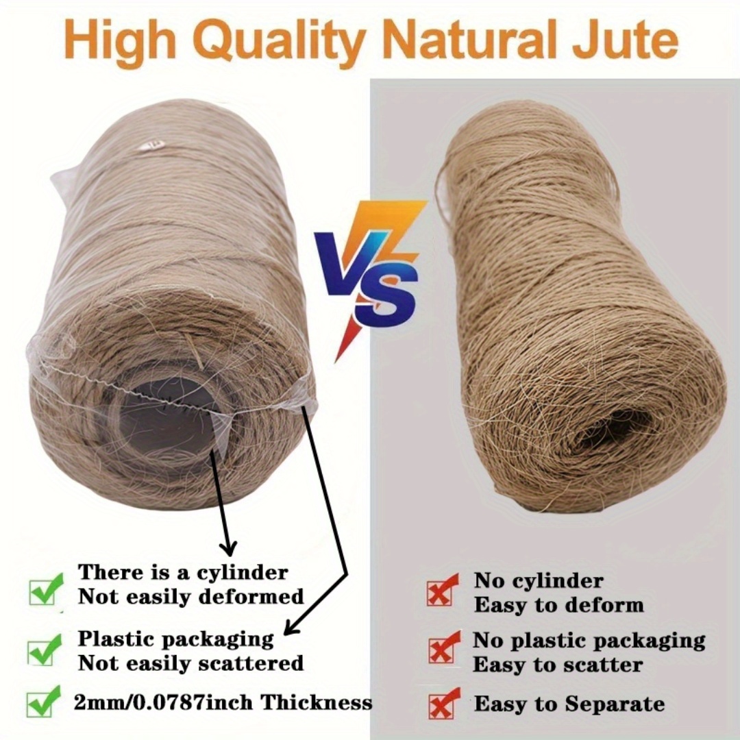 Corda de Juta Natural 2/3/4mm  - Twine Jute Natural avaliação e preço