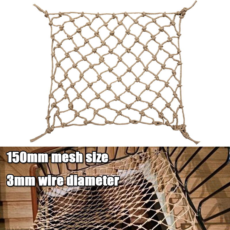 1 Peça Rede de Escalada de Cor - Twine Jute Natural avaliação e preço