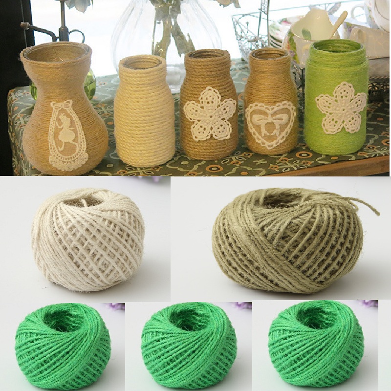 Fio de juta natural de 50m par - Twine Jute Natural avaliação e preço
