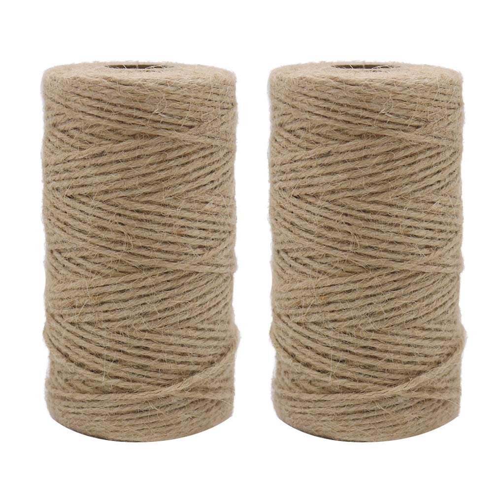 2 peças x 333 pés 2mm fio de j - Twine Jute Natural avaliação e preço