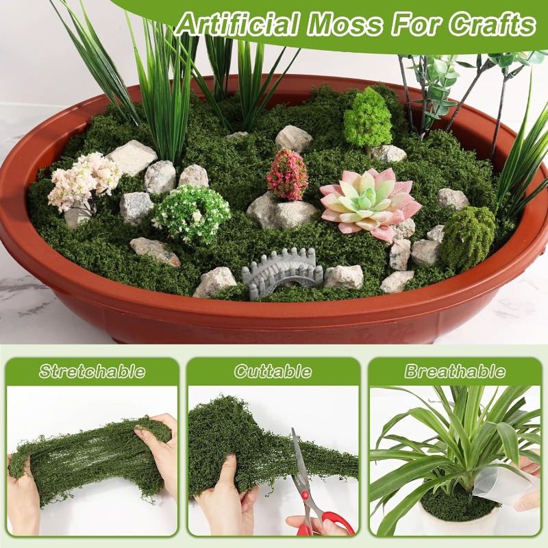 Musgo Artificial de Vida Etern - Preserved Moss Sheet avaliação e preço