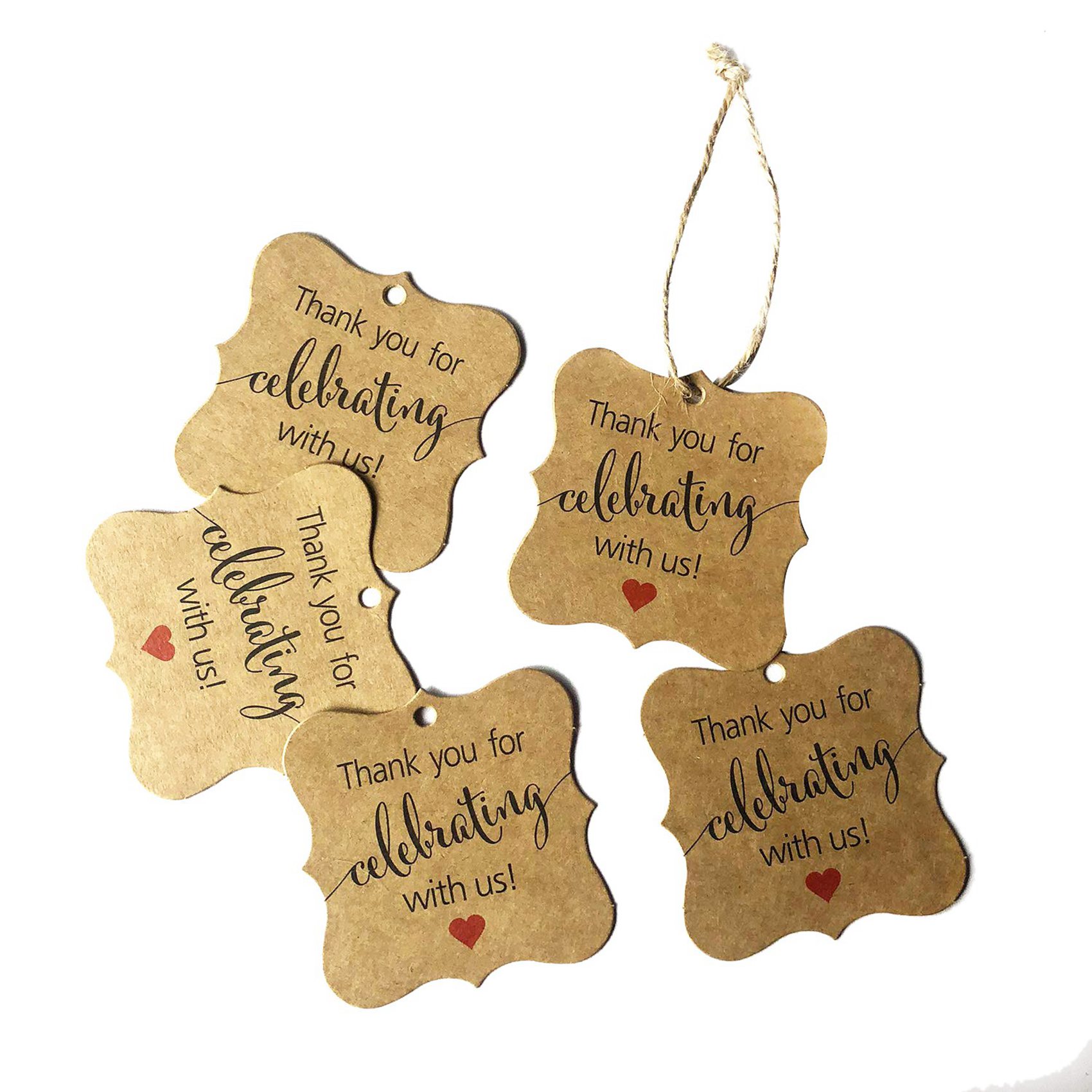 AB33-500 Etiquetas de Papel Kr - Twine Jute Natural avaliação e preço